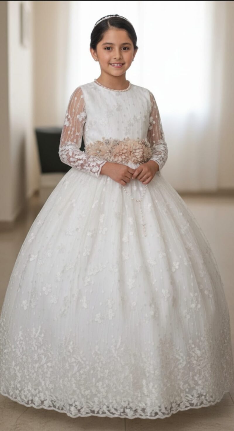 Vestido De Primera Com. Y confirmacion