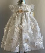 Batita Lluvia, ropón de bautizo para niña – Llaguno Querétaro