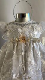 Batita Lluvia, ropón de bautizo para niña – Llaguno Querétaro