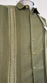 Guayabera chipre verde olivo - Llaguno Boutique