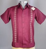 Guayabera Chipre vino - Llaguno Boutique