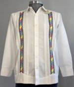 Guayabera colores blanca - Llaguno Boutique