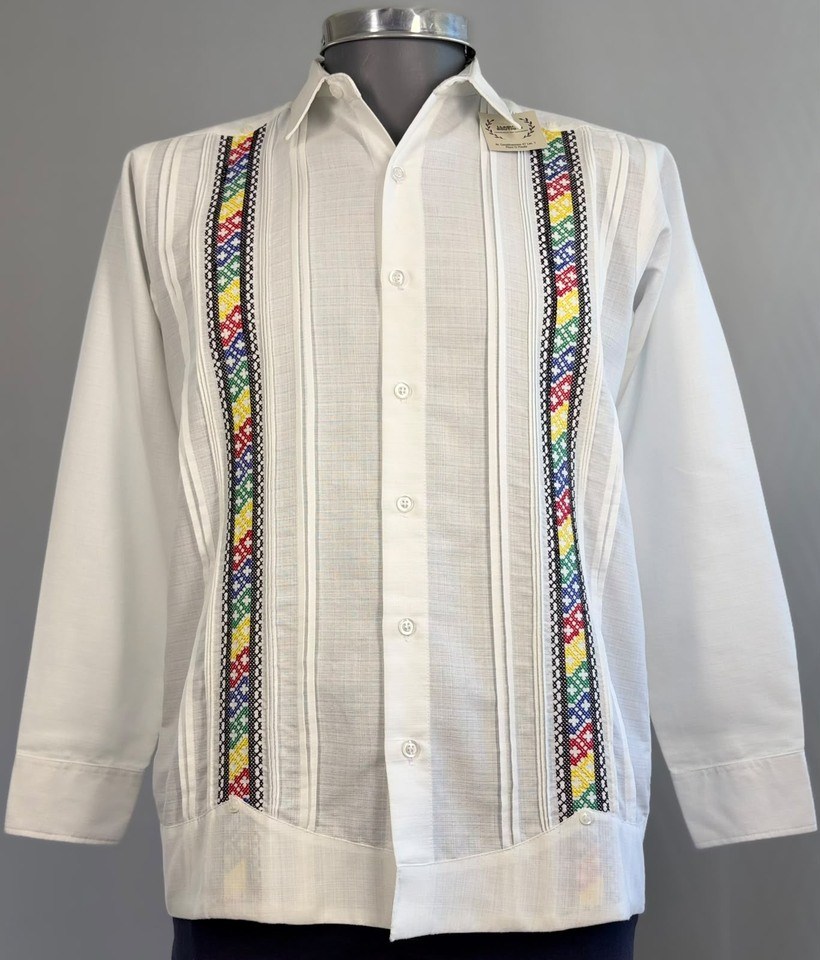 Guayabera colores blanca - Llaguno Boutique