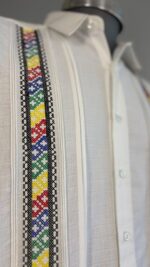 Guayabera colores blanca - Llaguno Boutique