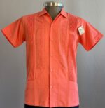 Guayabera deshilada rosa - Llaguno Boutique