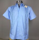 Guayabera Javier azul cielo - Llaguno Boutique