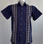 Guayabera manul azul marino - Llaguno Boutique
