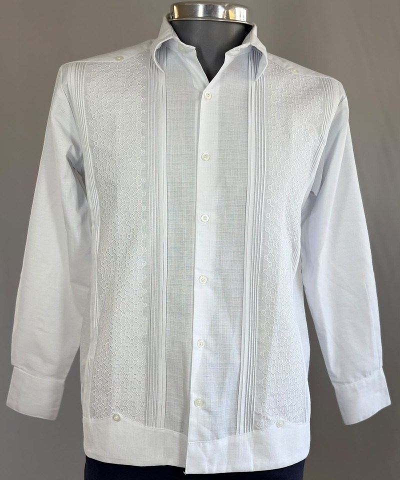 Guayabera Panal blanca - Llaguno Boutique