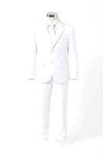 Traje de Lino 5 Piezas Blanco