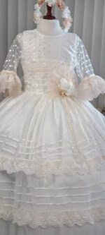 Vestido 002, vestido de Primera Comunión – Llaguno Querétaro