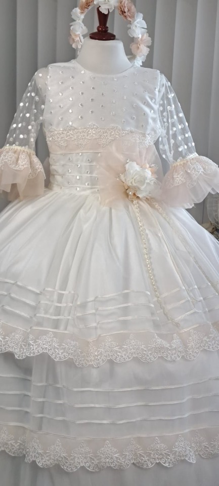 Vestido 002, vestido de Primera Comunión – Llaguno Querétaro