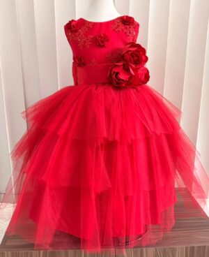 Vestido 103 rojo - Llaguno Boutique