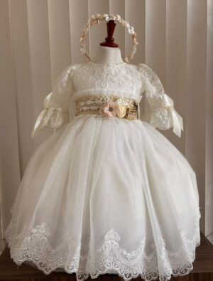 Vestido Anastacia marfil - Llaguno Boutique