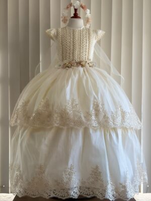 Vestido Perla - Primera Comunión - Llaguno Boutique